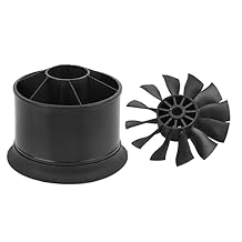 Ducted Fan 50mm,Ducted Fan with RC Brushless Motor RC Ducted Fan for 3300/4000/4600/5000KV Motor for Most RC PlanePositive oar