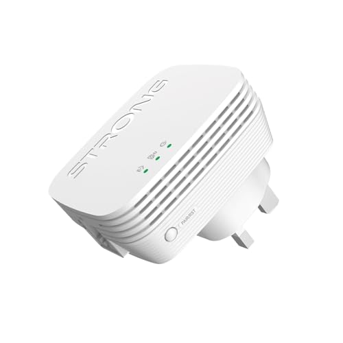 STRONG AV600 Powerline Adapter Kit, HomePlug AV2 Powerline Ethernet Extender, Plug & Play, One-Button Security, Power Saving Mode - Image 5