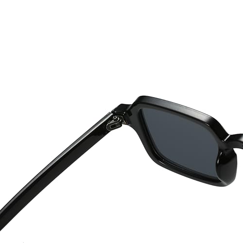 Retro Rectangle Sunglasses for Women Men – Polarized Fashion Shades4