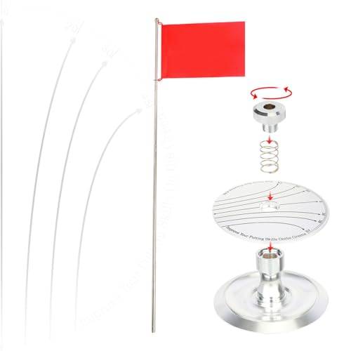 Porte-drapeau vertical de putter pour réussir vos putts sur tapis