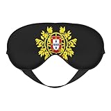 Máscara para dormir con el emblema nacional de Portugal 14 Máscara para dormir con el emblema nacional de Portugal Correa ajustable Máscara para ojos suave para mujeres Hombres Viajes Trabajo Hogar