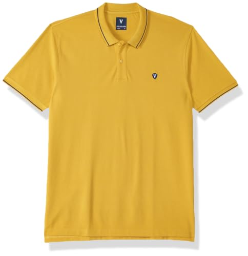 Image of Van Heusen Mens T-Shirts (VSKPWRGF249623 Yellow 3XL)