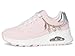 SKECHERS Girls Uno Gen1 310343L (Little Big Kid) Sneaker, Pink/Silver, 4
