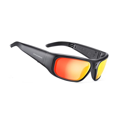Image of OHO Ultra-Thin Lightweight Sports Camera Sunglasses, 24MP Camera, 1080P Video, Water Resistant UV400 Lens