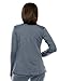 MediChic Women's Scrub Jacket Zipper Front Active Yoga Scrub Jacket Pewter