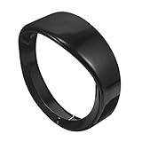 Cabilock Motorrad Scheinwerfer Zierring Metall Ersatz Frontscheinwerfer Abdeckung Blendschutz Hochwertiger Lampenring für Stilvolle Motorradoptik in Glänzend Schwarz