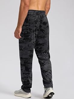 G Gradual Men's Sweatpants Mesh Lightweight with Zip Pockets Breathable Quick Dry Athletic Pants for Workout Running