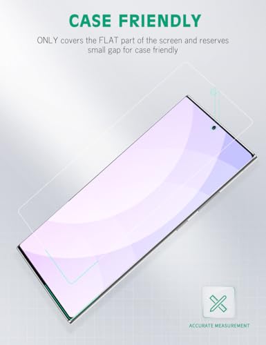 apiker 4 Pack Screen Protector Compatible with Samsung Galaxy Note 10 Plus, Soft TPU Film Support Fingerprint Sensor