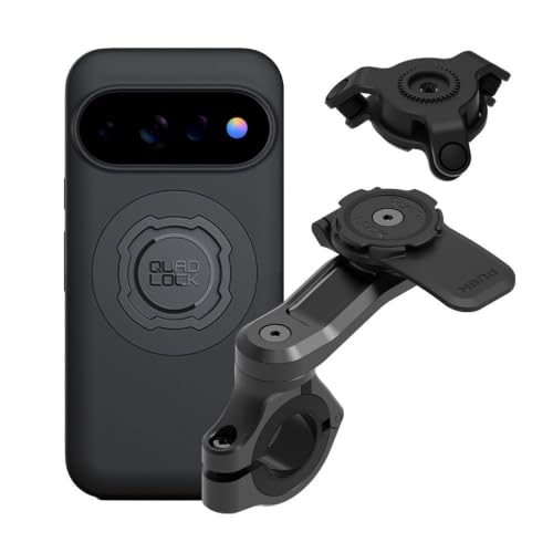 Image of Quad Lock Motorcycle Handlebar Mount PRO Kit with Vibration Dampener and MAG Phone Case for Google Pixel 11 Pro