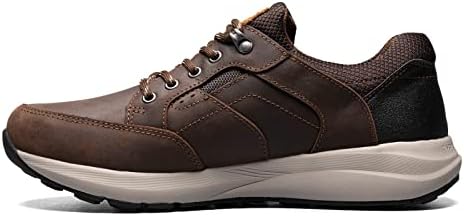 Nunn Bush Men's Excursion Waterproof Moccasin Toe Oxford Lace Up with KORE Comfort Technology, Brown Crazy Horse, 14 | Image 2