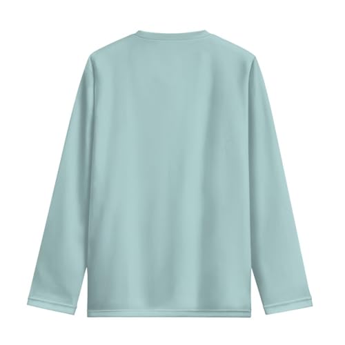 Image of Long Sleeve Shirts for Girls Casual Crewneck Tops Fall Winter Outfits for 3-16 Years Old