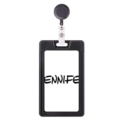 Étui rétractable pour badge Jennifer avec mécanisme robuste en acier