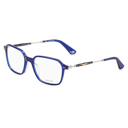 POLICE VPLE98 Gafas, TRANSP.Blue, 52 Unisex Adulto