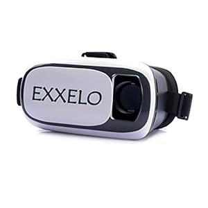 Exxelo Virtual Reality 3D Headset Glasses Adjustable Screen with Headband for All Mobile Phones with 1 Year Replacement Warranty
