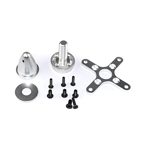 Kingval Replacement 5055 570Kv Brushless Motor With Screw Kit Compatible With Rc Fixed-Wing Airplane Glider Aircraft #TOP7
