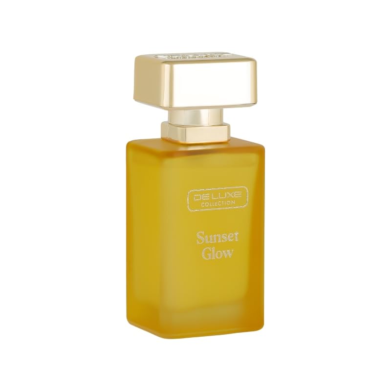 deluxe collection sunset glow water perfume 50ml - with warm amber and musk | long lasting | for unisex