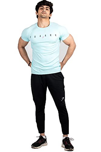 Image of FUAARK Men's Round Neck Slim fit Gym & Active wear Sports T-Shirt for Workout & Casual Wear