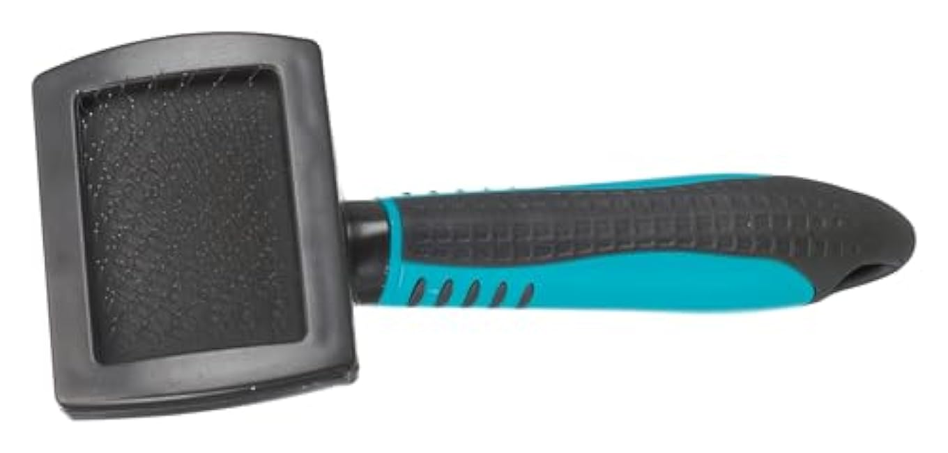 TRIXIE Pet Grooming Brush for Cats, Dogs, Small Animals, Detangling Top Coats and Base Coats, Deshedding Tool-cc8GsqQi