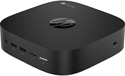 HP Chromebox G2 Mini PC showing front and side ports