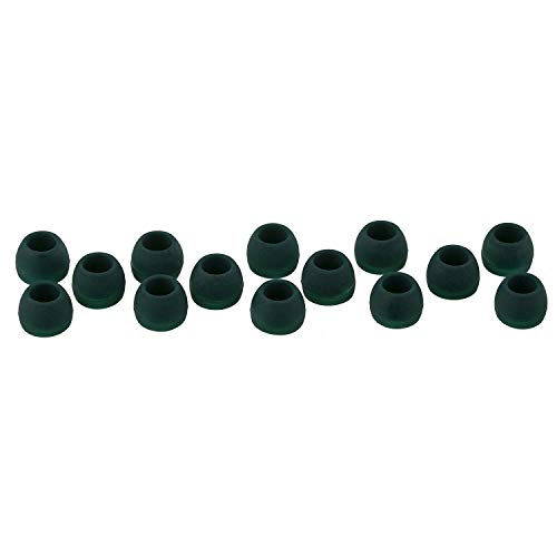 Xcessor Replacement Silicone Earbuds 7 works (Set of 14 Pieces). Medium, Forest Green - Image 2
