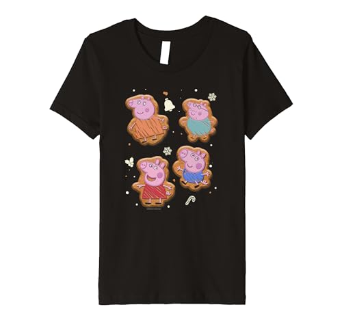 T-shirt de Noël Peppa Pig haut de gamme en coton doux pour enfant
