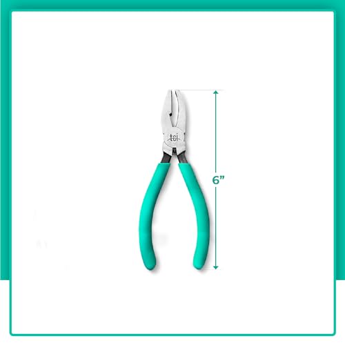 Image of Professional Stained Glass Breaking and Grozing Pliers Perfect for Stained, Mosaic and Fused Glass Projects. Craft Beauty