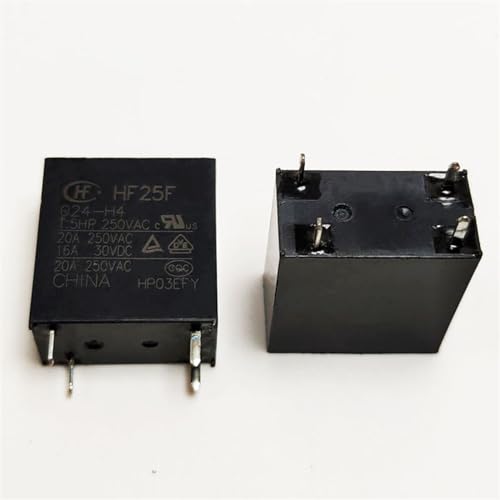 Relais HF25F-012-H4 12V 20A à 4 broches pour circuit imprimé