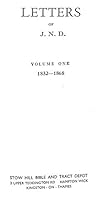 Letters Of J N D Volume 1 B004MF1E3Q Book Cover