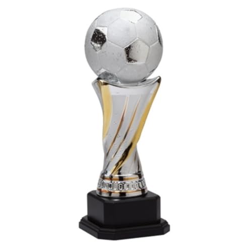 Same Day Awards Premium Ceramic Soccer Trophy (3 Sizes) - Engraving Included (14.5 Inches)