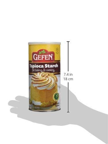 Gefen, Gluten Free Tapioca Flour, Tapioca Starch, 16 Ounce (2 Pack) With Resealable Lid #TOP3