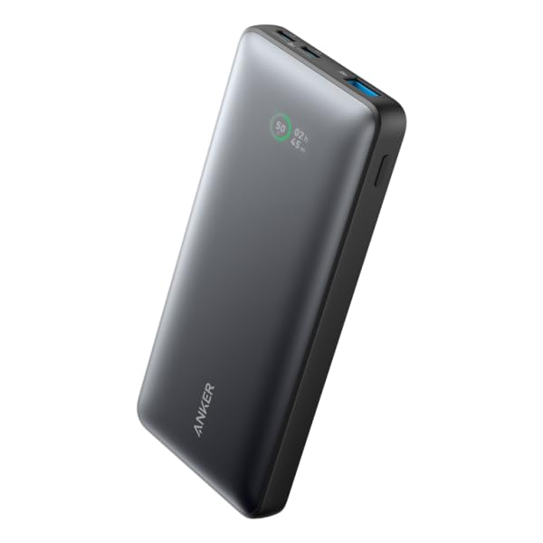 Power Bank ANKER 10000MAH 2 Type-C 1 Type-A Ports 3 Ports PD 25W Black