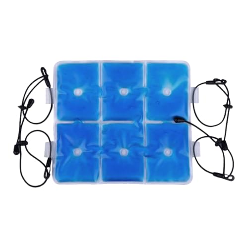 Bolsa de Hielo en Gel,Almohadilla de Gel para Mochilas | Compresa Fría Flexible Reutilizable para Refrescar en Uso Cotidiano Mochila Viaje Hogar Trabajo Estudiante Clima Caluroso Picnic