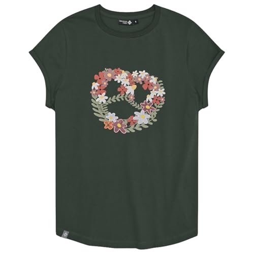T-shirt floral breze vert sapin idéal pour vos sorties nature et loisirs