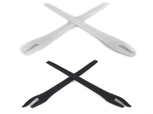 Galaxy Earsocks Rubber Kits For Oakley Radar EV Path Black/White