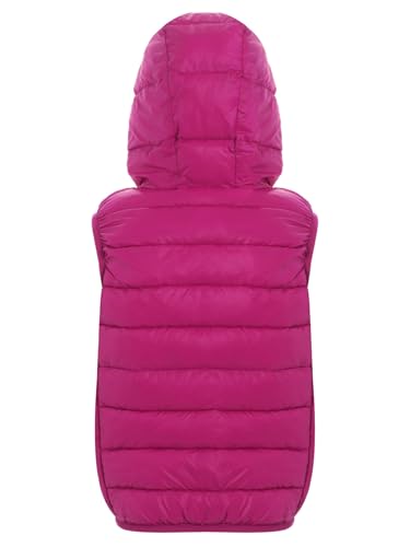 Boys Girls Kids Hooded Puffer Vest Coat Winter Warm Down Waistcoat Sleeveless Outwear Front Zip Up Jacket2