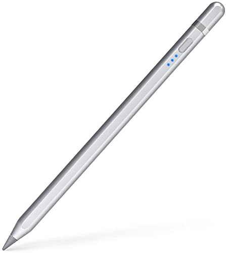 Stylet pour iPad,LRSNCU Stylo iPad Pencil avec Rejet de La Paume, Magnétique Apple Pencil pour Apple iPad 2018-2022,iPad 6/7/8/9, iPad Air 3/4/5, iPad Mini 5/6, iPad Pro 11'/12.9' 3/4/5, Blanc