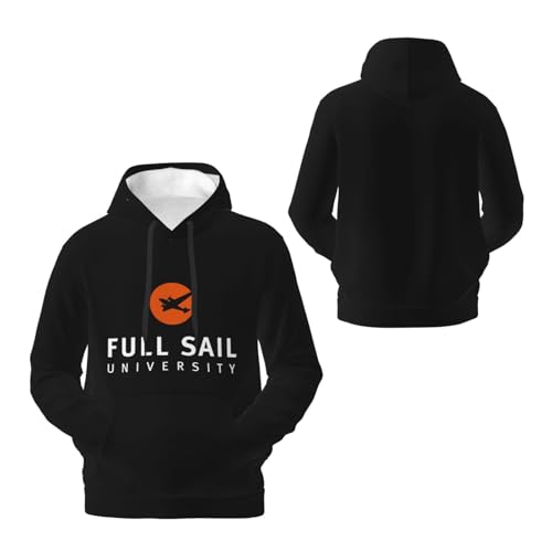 Full Sail University Logo Men'S Hoodie,Fleece Comfortable Hoodie, Sweatshirt For Men3