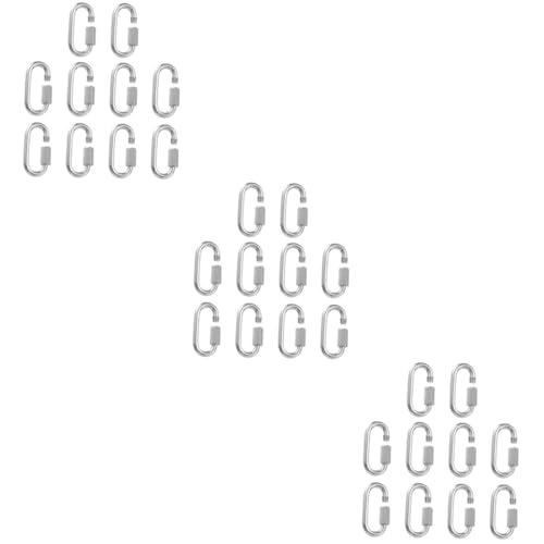 iplusmile 30pezzi Connettori Per Moschettone Per e Facile Installare Ropes e Chains