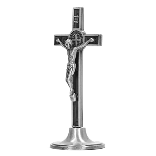 Asixxsix Mini Crucifijo Cruz de Pared,1.9 X 2 X 4.7 Pulgadas Cruc...