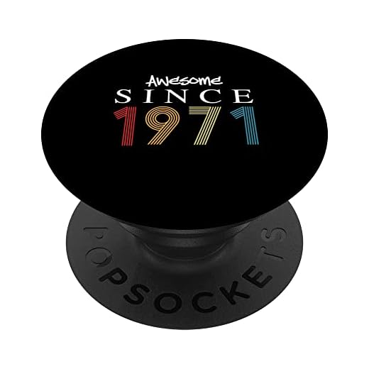 Impresionante Desde 1971 Cumpleaños 1971 Vintage 1971 Año PopSockets PopGrip Intercambiable
