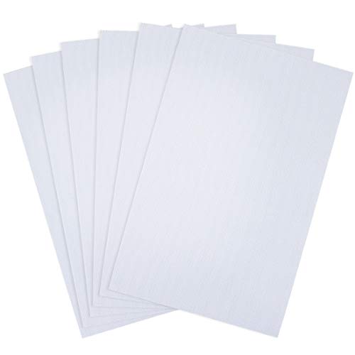 Similane 6 Pieces Aida Cloth 14 Count Cross Stitch Fabric, White, 12