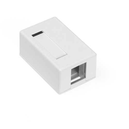 Leviton QuickPort Surface Mount Housing 1-Port 41089-1WP White