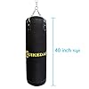 Heavy Punching Bag Set for Adults and Youngster, 40 Inch High Perfect for Kickboxing Boxing Grappling MMA Muay Thai Karate Training Workout, Unfilled Punch Bag