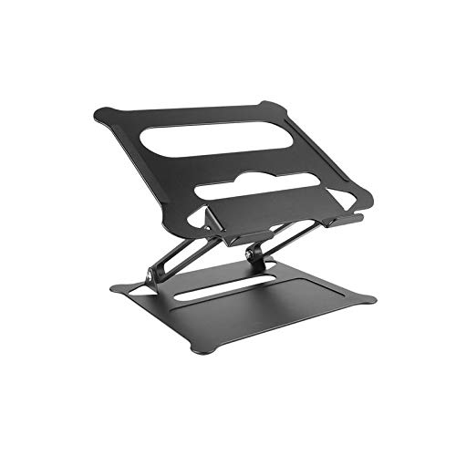SFQWEVB Laptop stand, Laptop Stand Multi-angle Stand Heat Release Foldaway Laptop Laptop Stand, Laptop Stand Aluminum Alloy Adjustable (Color : Black)