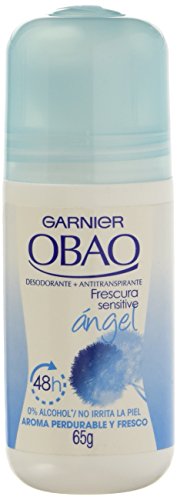 (Pack of 4) Garnier OBAO for Women, 48 Hour Roll on Deodorant & Antiperspirant, Sensitive Angel, 65 g each by Garnier OBOA