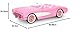 Barbie Corvette - Kaugummipinkes Cabrio, Platz für 4 Puppen, öffnende Türen, drehbares Lenkrad, Retro-Lackierung, Luxus-Interieur, für Sammler, HPK02
