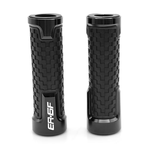 WUYUEY Motorrad Griffe Schnellgasgriff Für Kawasaki ER6F E R 6F E R 6 F 2006–201822 Mm Universelle Motorradkomponenten-Lenkergriffe rutschfeste Gummi-Lenkergriffe(2)
