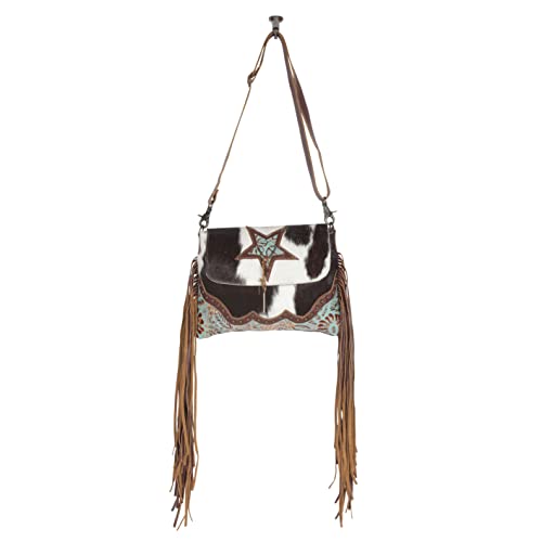 Myra Bag Twinkles Canvas & Hairon Bag S-44114