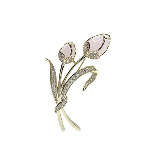 Petite broche fleur fraîche au style féminin, l'accessoire idéal pour vos manteaux