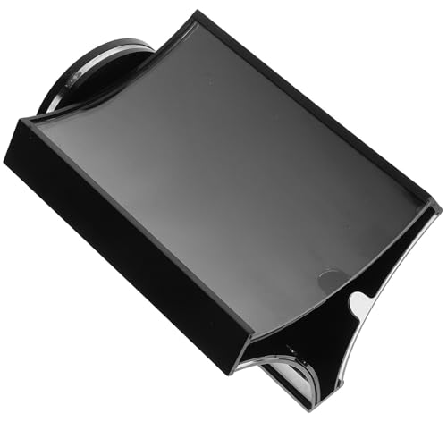 Présentoir rotatif acrylique noir au design minimaliste pour les grands restaurants